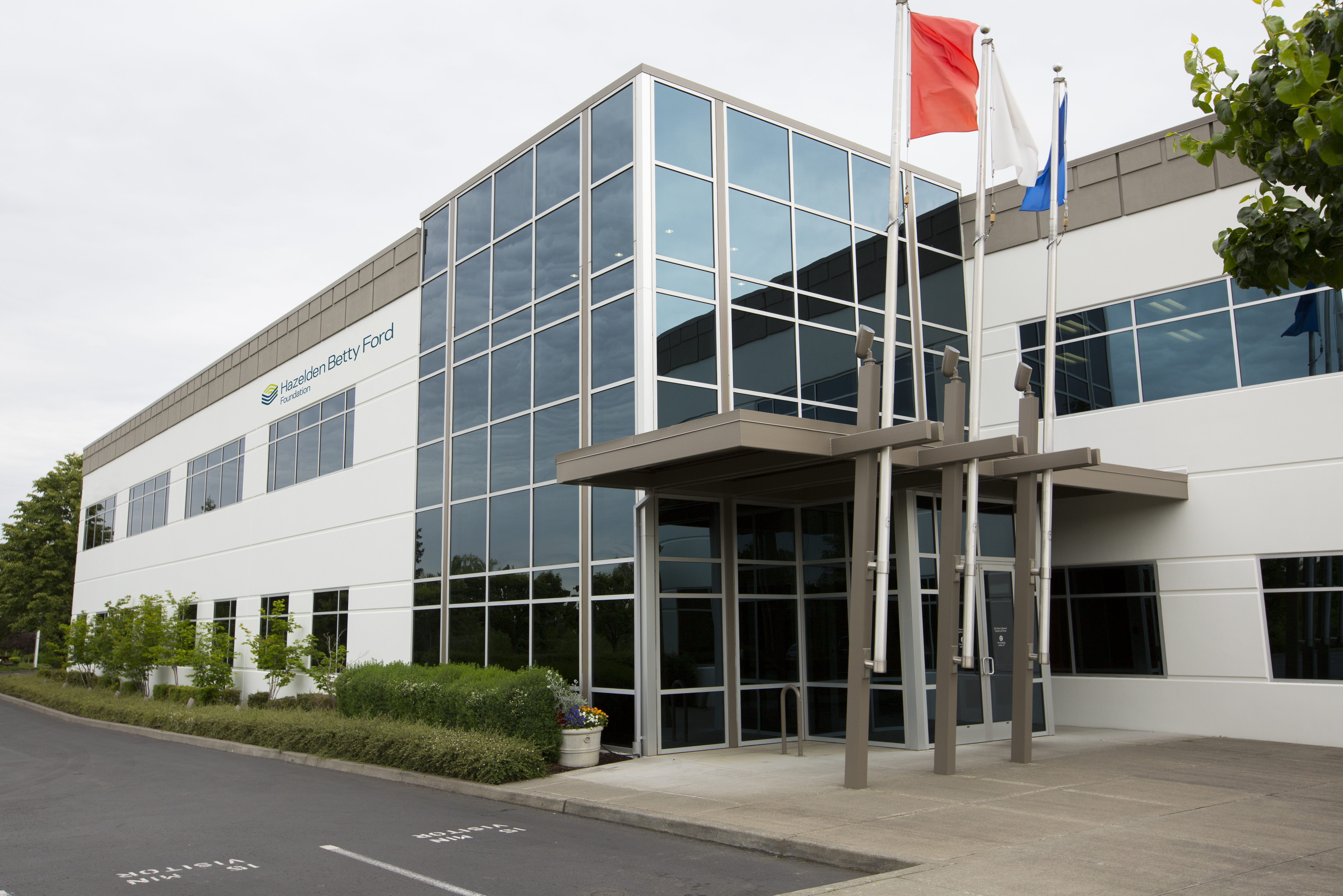 A view of the Hazelden Betty Ford building in Beaverton, Oregon