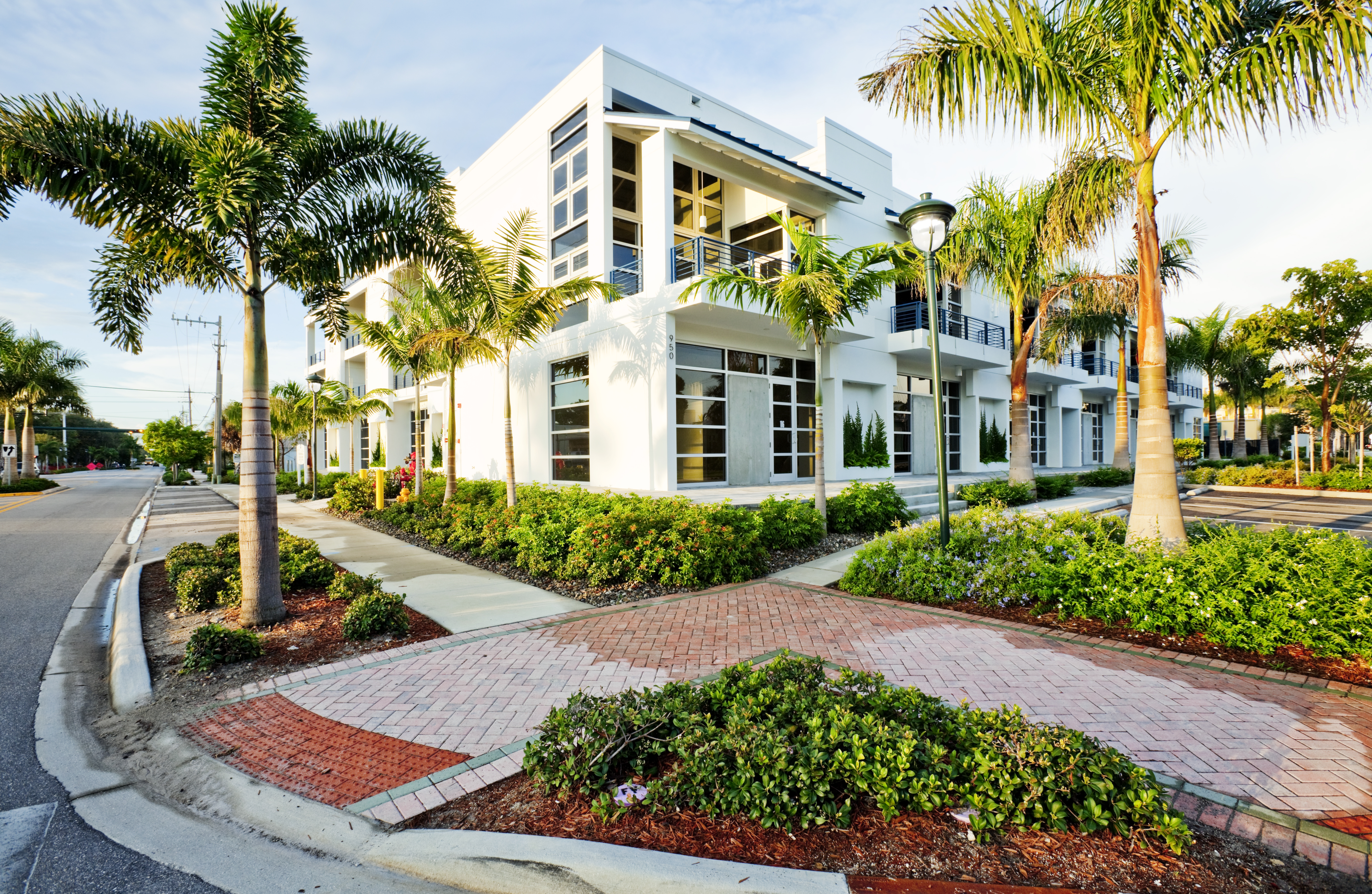 A side view of the Naples facility